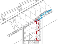 10. Raccordo alla gronda con travi a vista continui