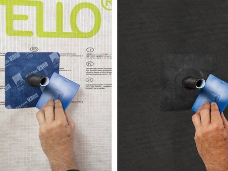 3. Incollare la membrana