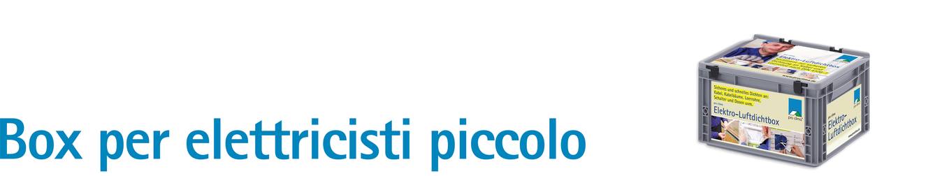 Box per elettricisti piccolo